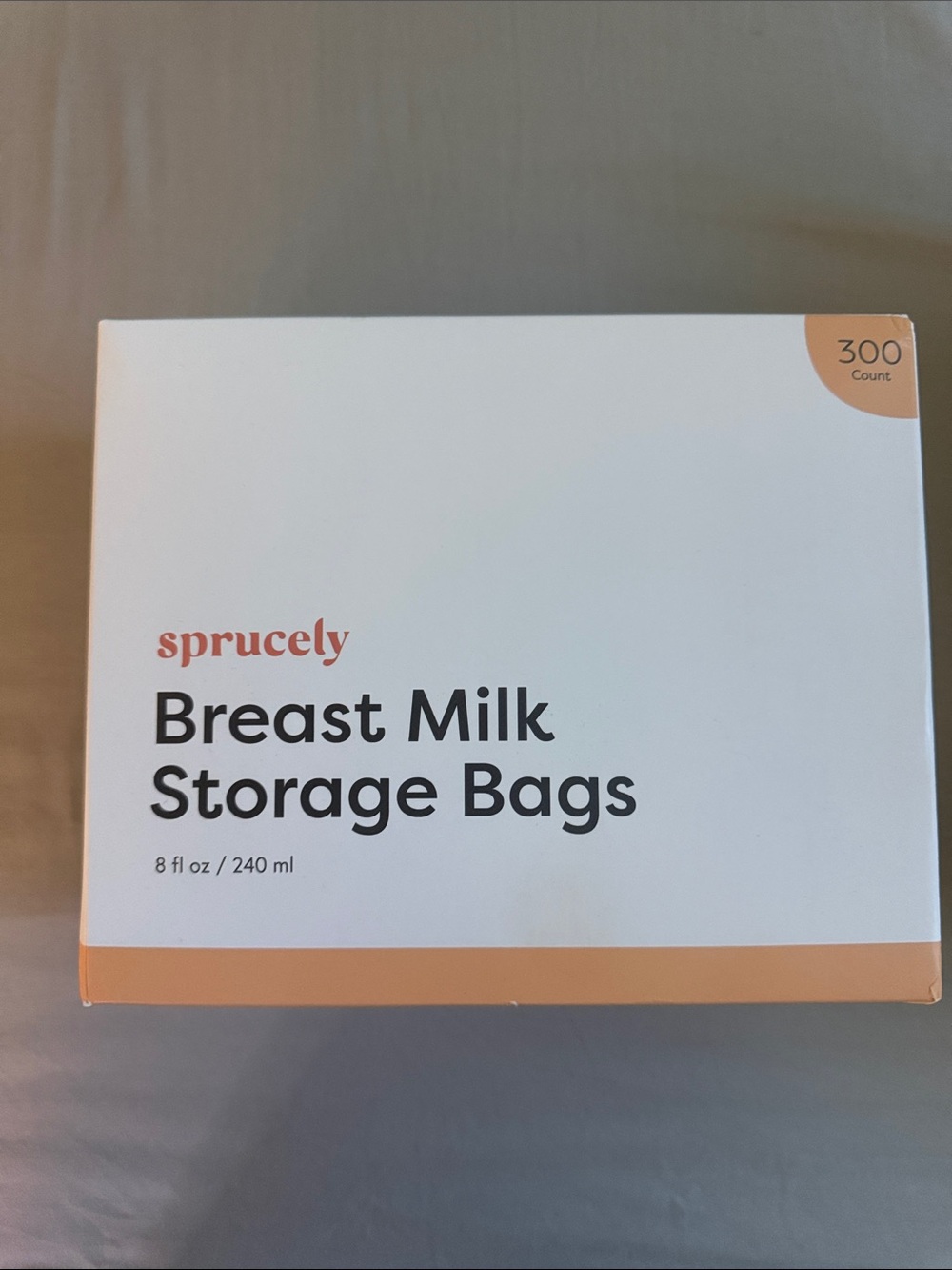 Sprucely Breast Milk Storage Bags 300 count sealed